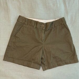 Loft/ Ann Taylor shorts. Size 4. Dark army green. Lightly worn.
